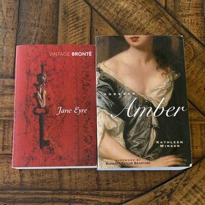 Jane Eyre & Forever Amber Paperback Book Duo